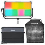 Godox KNOWLED P600R 1x2 RGB Panel Inc Case and Softbox