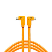 Tether Tools Tetherpro USB-C to USB-C RT Angle/RT Angle 4.6m Hi-Vis (Orange)
