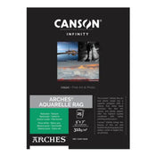 Canson Infinity Arches Aquarelle Rag 310gsm 5x7 Inch 25 Sheets