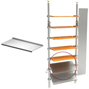 Kupo Display Shelf, Aluminium Plate with Bent Edge 101cm x 38cm