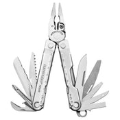 Leatherman Rebar Lightweight Multi-Tool 420HC S/S Blades with Nylon Sheath - Silver Peg