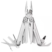 Leatherman Wave Plus Multi-Tool 420HC S/S Blades with Nylon Button Sheath - Silver - Peg