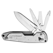 Leatherman FREE T2 Compact Pocket Multi-Tool 420HC S/S Blade 8 Tools - Silver