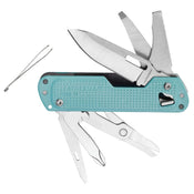 Leatherman FREE T4 Compact Pocket Multi-Tool 420HC S/S Blade 12 Tools with Pocket Clip