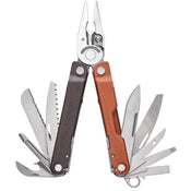 Leatherman Rebar Lightweight Multi-Tool 420HC Blades with Sienna Sheath - Burnt Sienna