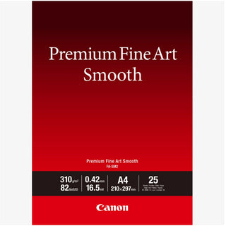 Canon FASM2A4 25 Sheets, Premium Fine Art Smooth FA-SM2