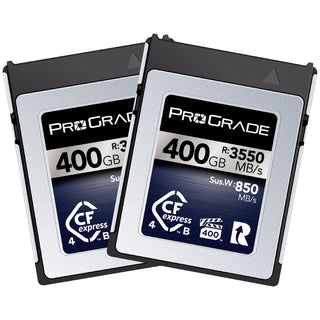 ProGrade Digital Iridium 400GB CFexpress 4.0 Type B 3550MB/s Memory Card (2 Pack)