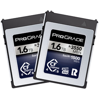 ProGrade Digital Iridium 1.6TB CFexpress 4.0 Type B 3550MB/s Memory Card (2 Pack)