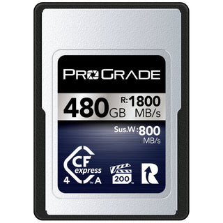 ProGrade Digital Iridium 480GB CFexpress 4.0 Type A 1800MB/s Memory Card