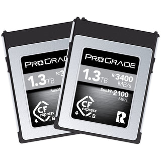 ProGrade Digital Cobalt 1.3TB CFexpress 4.0 Type B 3400MB/s Memory Card (2 Pack)