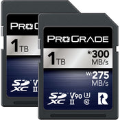 ProGrade Digital Iridium 1TB SDXC UHS-II 300MB/s Memory Card - V90 - Twin Pack