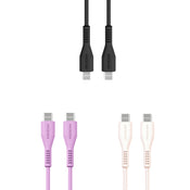 Microdia Fruitywire Liquid Silicon PD100W 1.3m USB-C to USB-C Cable