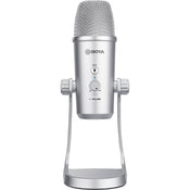 BOYA BY-PM700SP USB Podcast Microphone - Silver