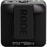 Rode Compact Wireless Microphone System with Two Transmitters for Dual-channel Recording (Black)