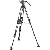 Manfrotto Kit Vid Alu Fast Twin and 612 4-12kg counterbalance incl 100mm Ball and Bag