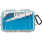 Pelican 1050 Clear Micro Case (Blue)