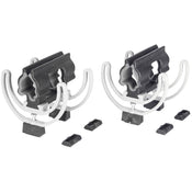 Rycote Duo-Lyre 72 (19/34) with Stereo Risers (Pair, Black/Grey)