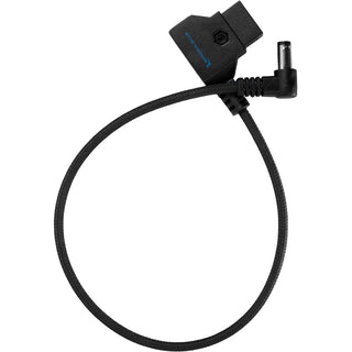 Kondor Blue Straight D-Tap to DC 2.5mm Right-Angle Cable (Raven Black,15")