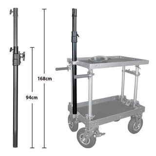 Kupo 168B Heavy Duty Telescopic Mast with Junior Receiver