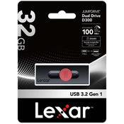 Lexar 128GB JumpDrive D300 USB 3.1 Type-C Flash Drive