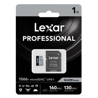 Lexar Professional Silver 1TB microSDXC UHS-I 160MB/s Memory Card - V30