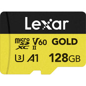 Lexar Professional Gold 128GB microSDXC 280MB/s UHS-II Memory Card - V60