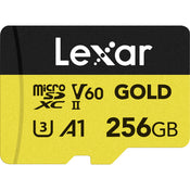 Lexar Professional Gold 256GB microSDXC 280MB/s UHS-II Memory Card - V60