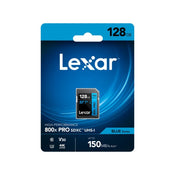Lexar Professional 800X PRO SDXC UHS-I SD Card Capacity: 128GB