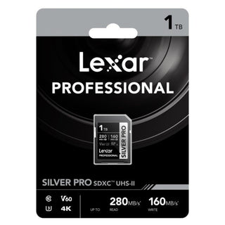 Lexar Professional Silver Pro 1TB SDXC UHS-II 280MB/s Memory Card - V60