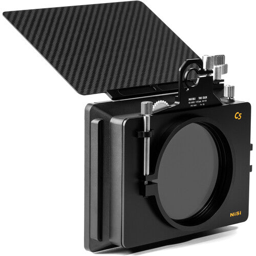 NiSi Cinema C5 Matte Box Filmmaker Kit (Matte Box, VND 1-5 Stops, 4 Stop ND, Black Mist 1/8, Adaptors and Pouch)