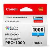 Canon PFI1000C High Yield Ink Cartridge 5025 Pages - Cyan