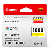 Canon PFI1000Y High Yield Ink Cartridge - Yellow
