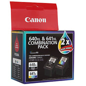 Canon PG640XLCL641XL Ink Cartridge PG640XL + CL641XL Colour Pack 2 - Black
