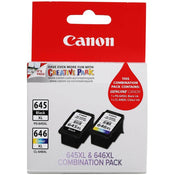 Canon PG645XLCL646XLCP High Yield Ink Cartridge Twin Pack - Black & Colour