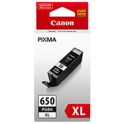 Canon PGI650XLBK Ink Cartridge High Yield 500 Pages - Black