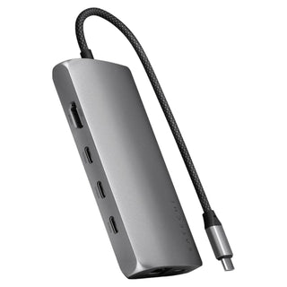 Satechi USB-C Multiport Adapter 8K with Ethernet V3 (Space Grey)