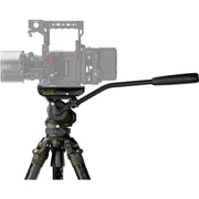 Tilta 75mm Cine Fluid Head with 3-Stage Carbon Fiber Tripod Legs (8kg)