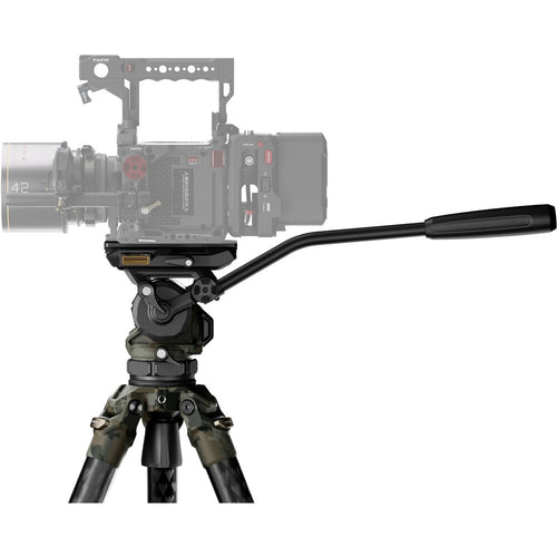 Tilta 75mm Cine Fluid Head with 3-Stage Carbon Fiber Tripod Legs (8kg)