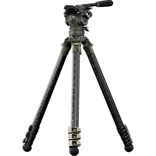 Tilta 75mm Cine Fluid Head with 3-Stage Carbon Fiber Tripod Legs (8kg)