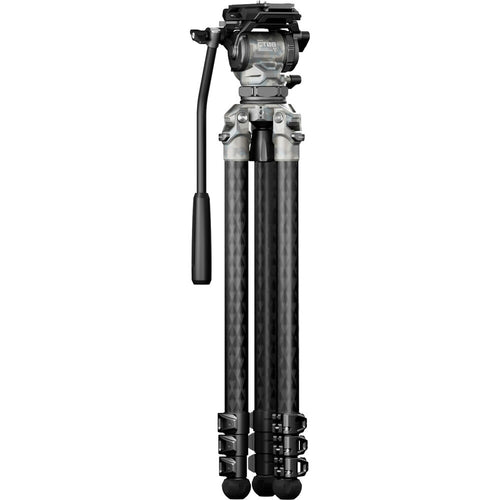Tilta 75mm Cine Fluid Head with 3-Stage Carbon Fiber Tripod Legs (8kg)