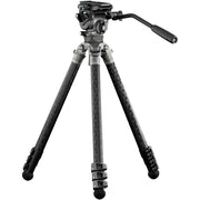 Tilta 75mm Cine Fluid Head with 3-Stage Carbon Fiber Tripod Legs (8kg)
