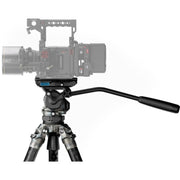 Tilta 75mm Cine Fluid Head with 3-Stage Carbon Fiber Tripod Legs (8kg)