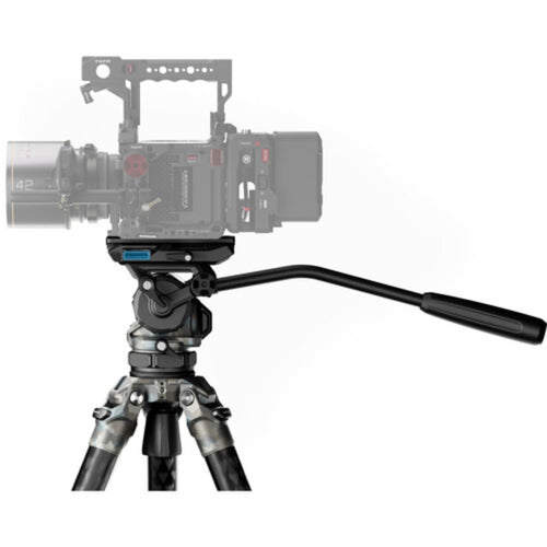 Tilta 75mm Cine Fluid Head with 3-Stage Carbon Fiber Tripod Legs (8kg)