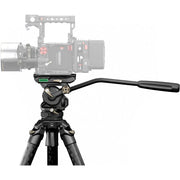 Tilta 75mm Cine Fluid Head with 3-Stage Carbon Fiber Tripod Legs (8kg)