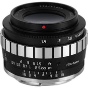 TTArtisan 23mm f/1.4 Lens (Black/Silver)