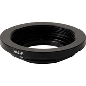 Urth Lens Mount Adapter: Compatible with M42 Lens to Nikon F Camera Body (with Optical Glass)