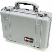 Pelican Case 1500 No Foam Silver