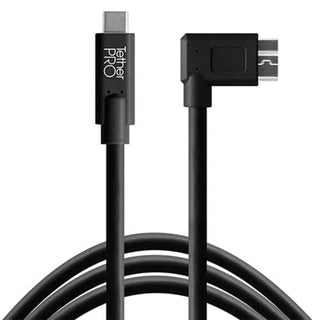 Tether Tools Tetherpro USB-C To 3.0 Micro-B Right Angle 4.6m Bl