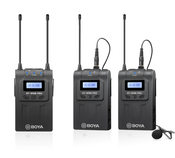 BOYA BY-WM8 Pro-K2 is an upgraded UHF Dual-Channel Wireless Microphone System