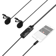 BOYA BY-M1DM Dual Omni-directional Lavalier Mic